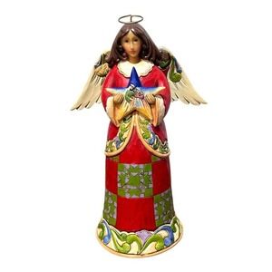 Jim Shore Heartwood Creek Figurine Patchwork‎ Angel Heavenly First Noel 4030244